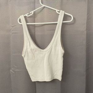 White ribbed zara tank top!